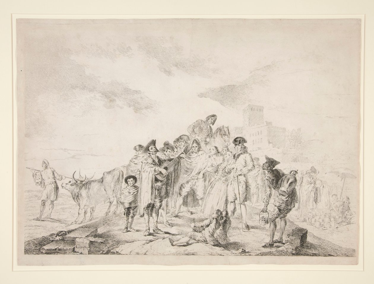Slepý kytarista od Francisco de Goya