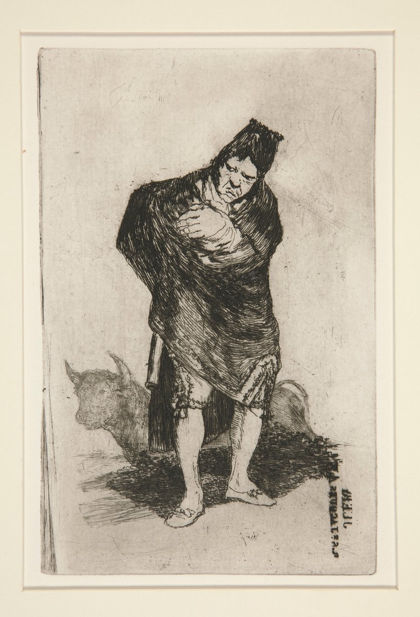 Cloaked Man od Francisco de Goya