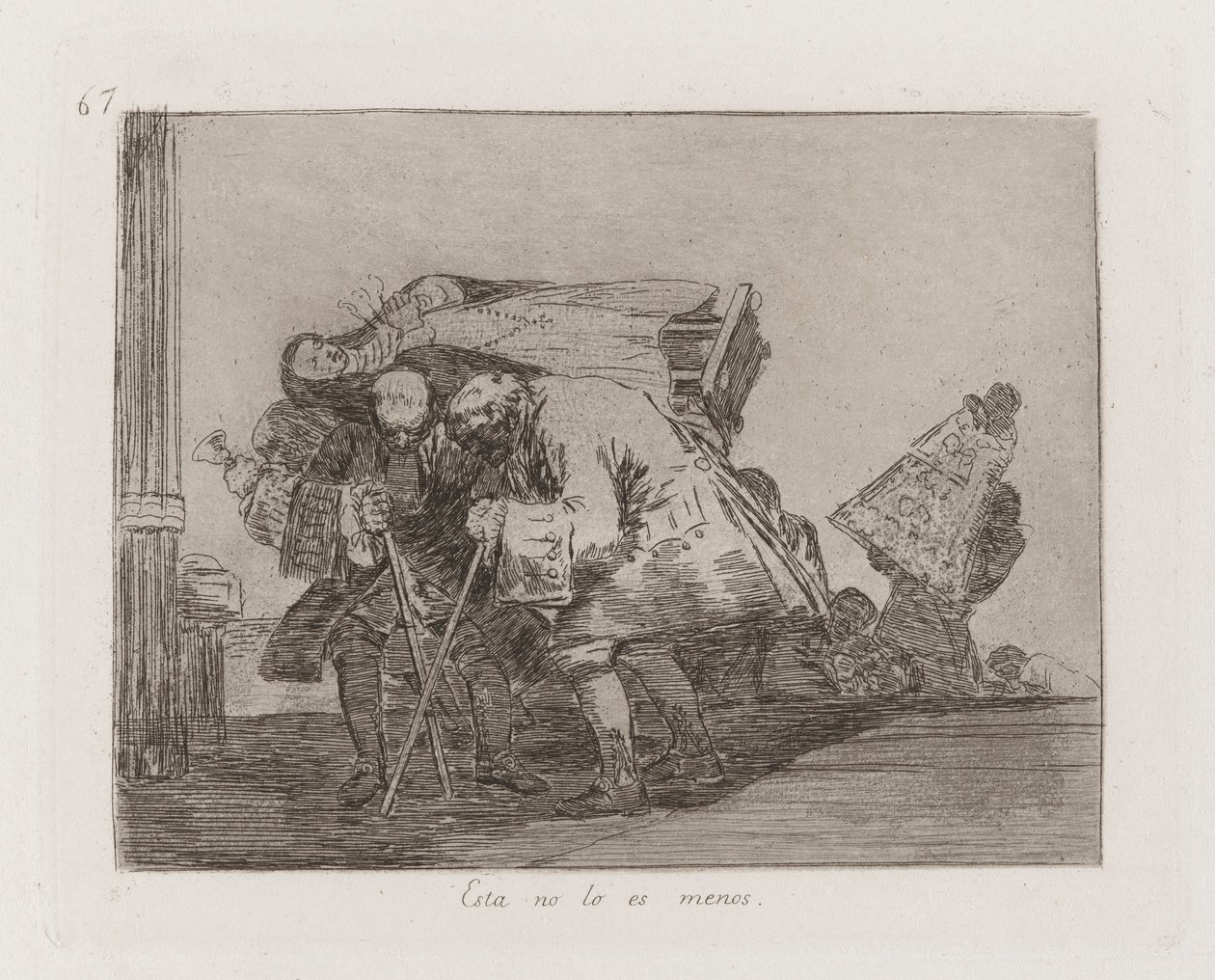 Tohle není méně, deska 67 z The Disasters of War od Francisco de Goya