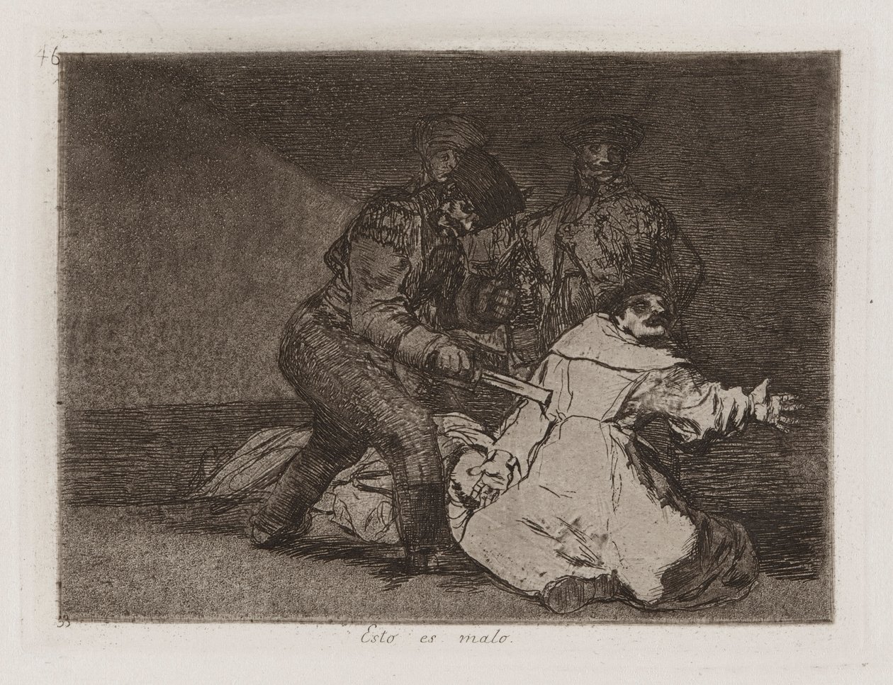 Tohle je Bad, Plate 46 z The Disasters of War od Francisco de Goya