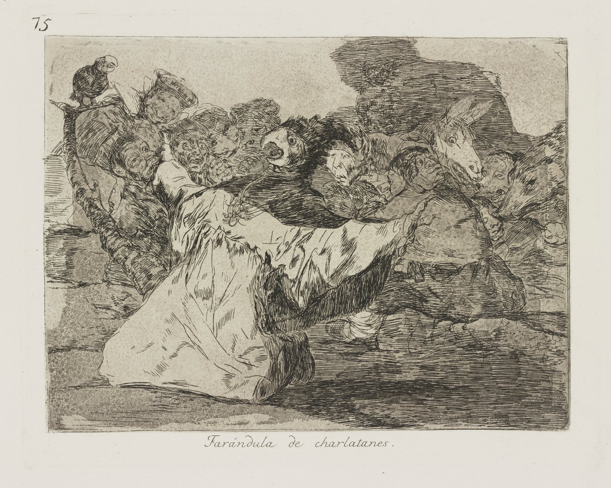 šarlatánský showbyznys. (Šarlatáni od Francisco de Goya