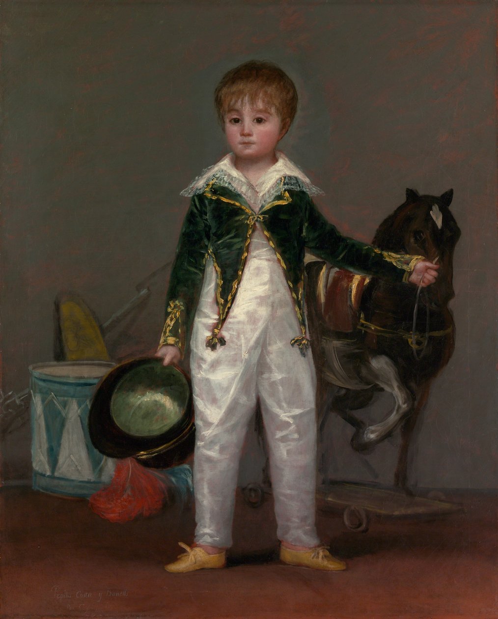 José Costa y Bonells zemřel v roce 1870, nazývaný Pepito, ca. 1810. od Francisco de Goya