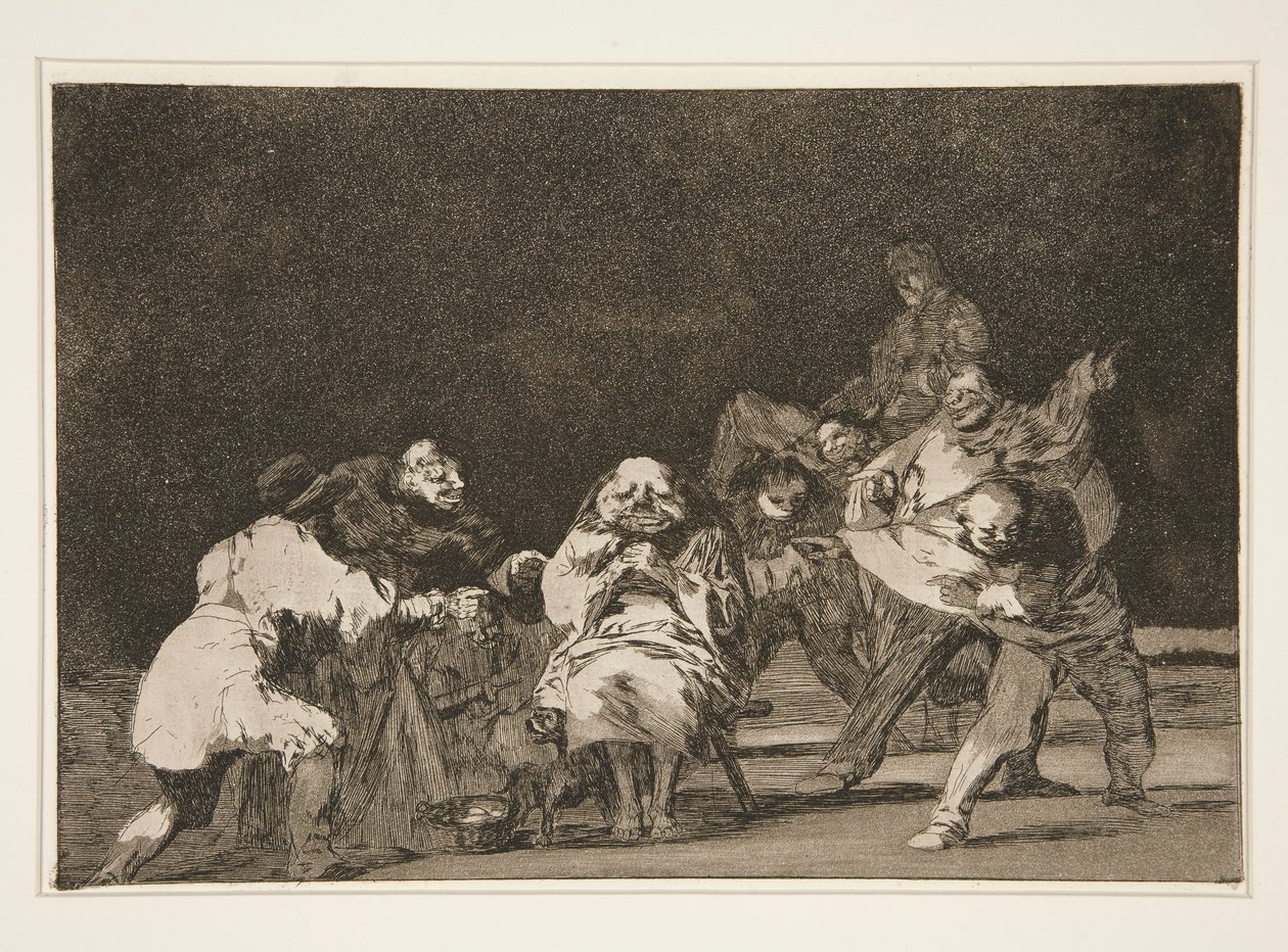 Loajalita, pl. 17 ze série Přísloví od Francisco de Goya