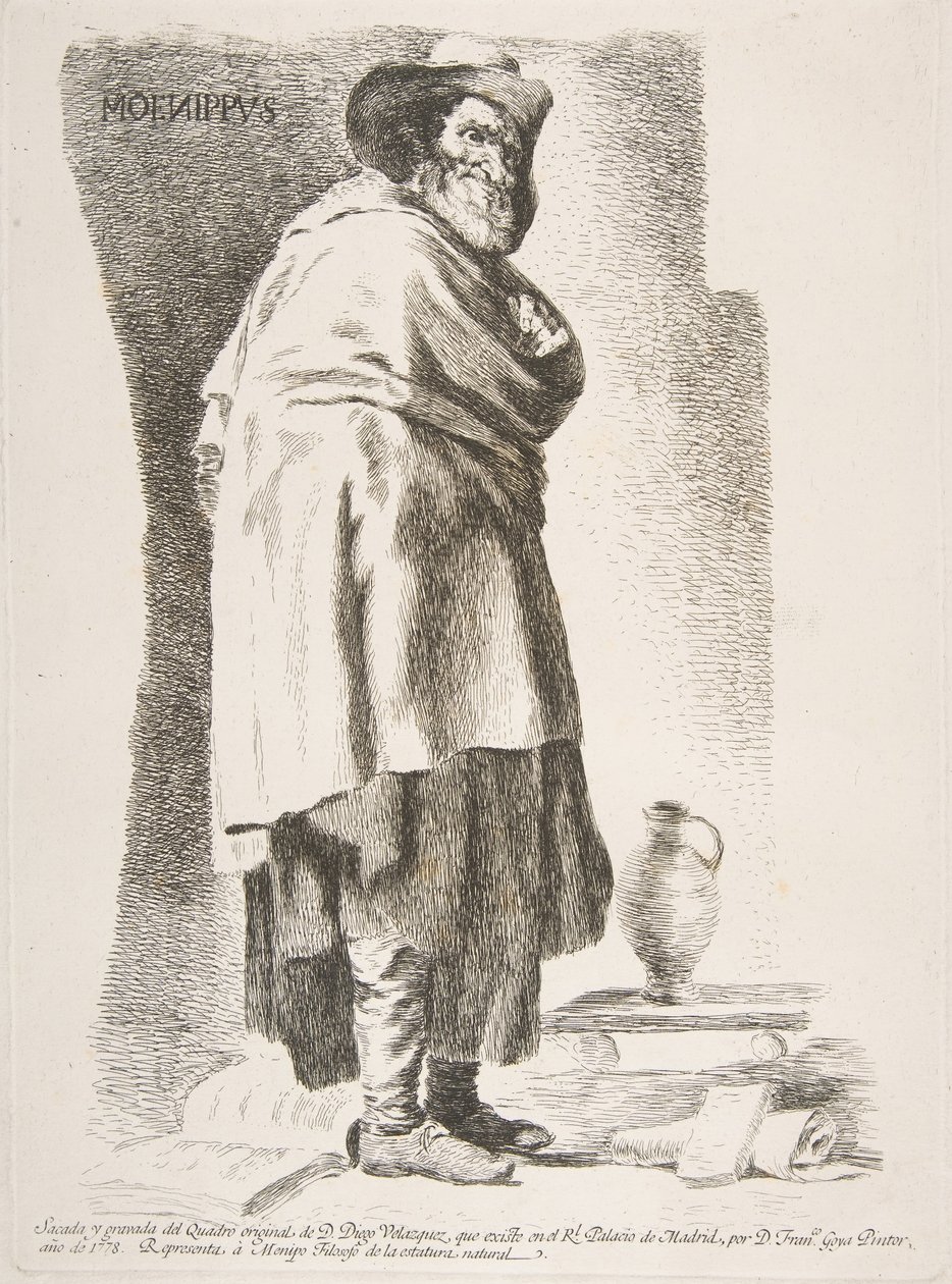 Filozof Moenippus Menipo, 1778. od Francisco de Goya
