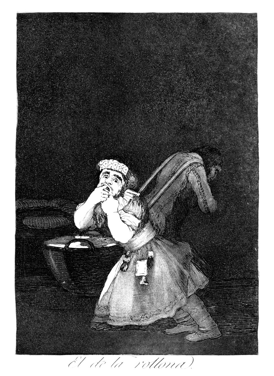 Chůva chlapec, 1799 od Francisco de Goya