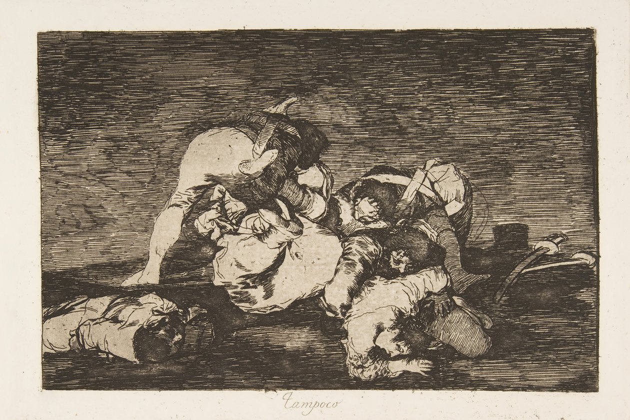 Deska 10 z The Disasters of War Los Desastres de la Guerra: Nor [d..., 1810 publikováno 1863. od Francisco de Goya