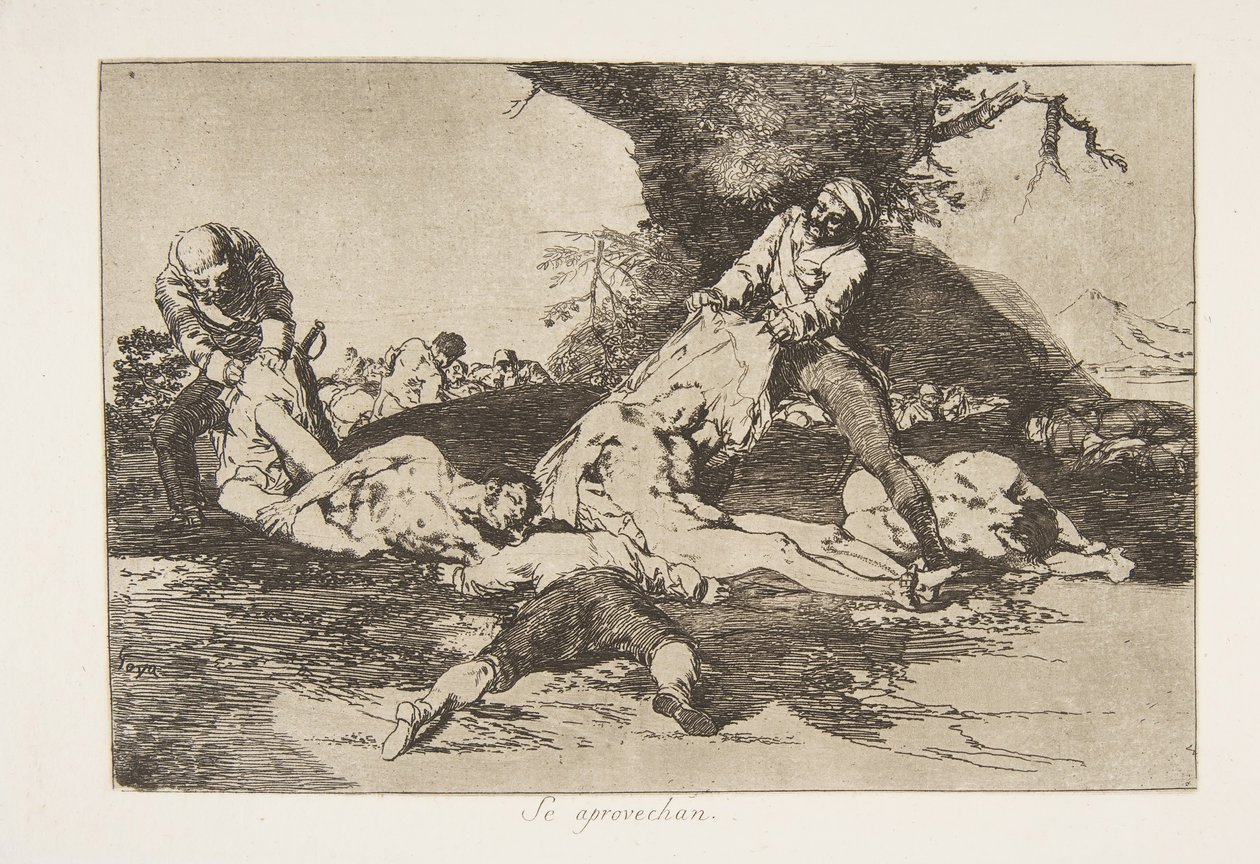Deska 16 z The Disasters of War Los Desastres de la Guerra: T..., 1810 publikovaná v roce 1863. od Francisco de Goya
