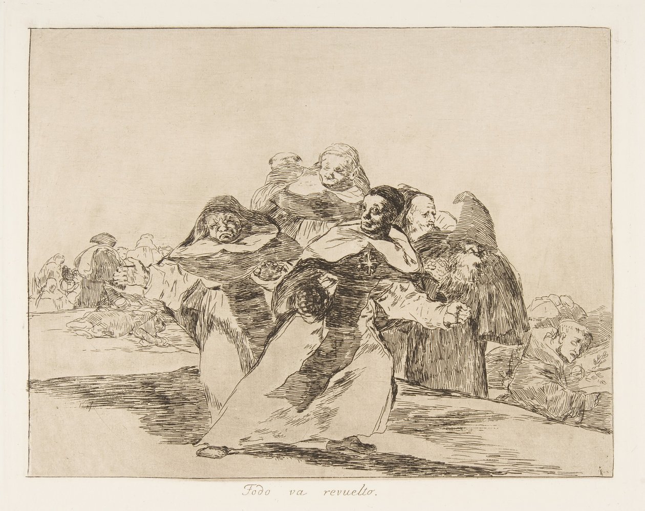 Deska 42 z The Disasters of War Los Desastres de la Guerra: Every..., 1810 publikovaná v roce 1863. od Francisco de Goya