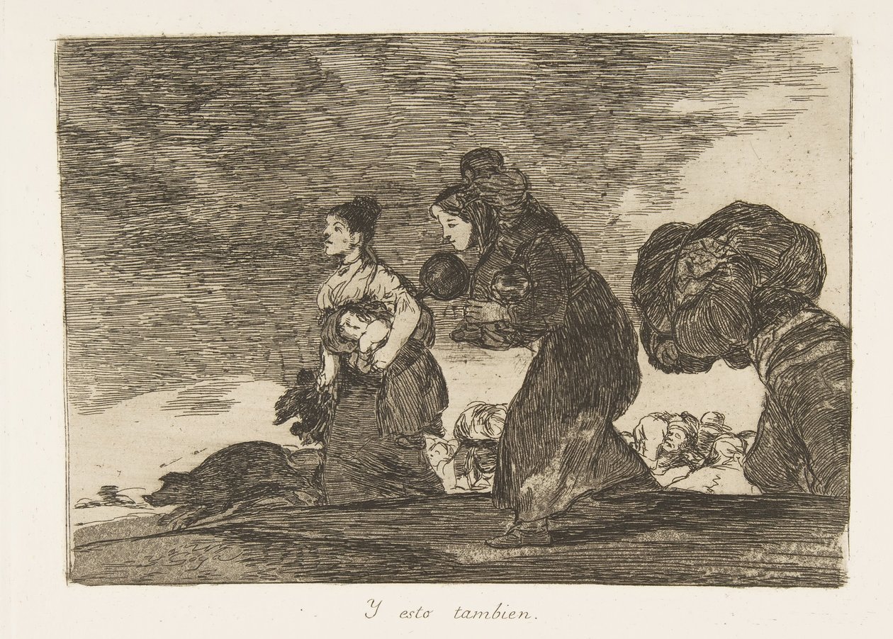 Deska 45 z The Disasters of War Los Desastres de la Guerra: And t..., 1810 publikovaná v roce 1863. od Francisco de Goya