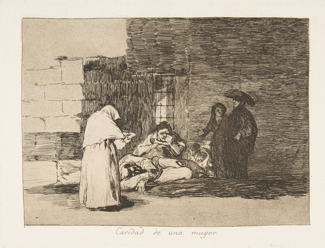 Deska 49 z The Disasters of War Los Desastres de la Guerra: A ..., 1811-12 publikovaná v roce 1863. od Francisco de Goya