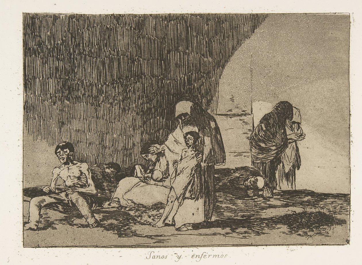 Deska 57 z The Disasters of War Los Desastres de la Guerra: Th..., 1811-12 publikovaná v roce 1863. od Francisco de Goya