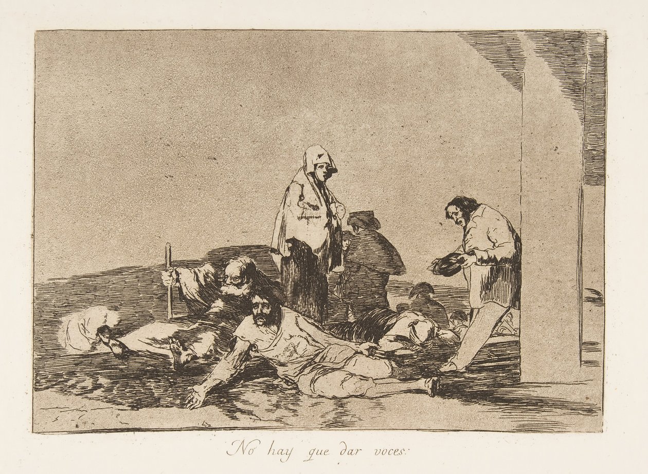 Deska 58 z The Disasters of War Los Desastres de la Guerra: It..., 1811-12 publikovaná v roce 1863. od Francisco de Goya