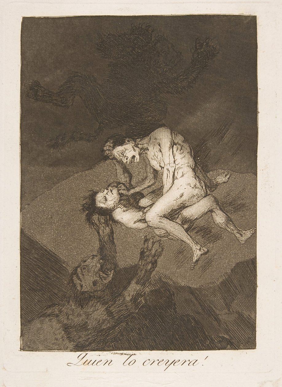 Talíř 62 z Los Caprichos: Kdo by to byl řekl Quien lo creyera!, 1799. od Francisco de Goya