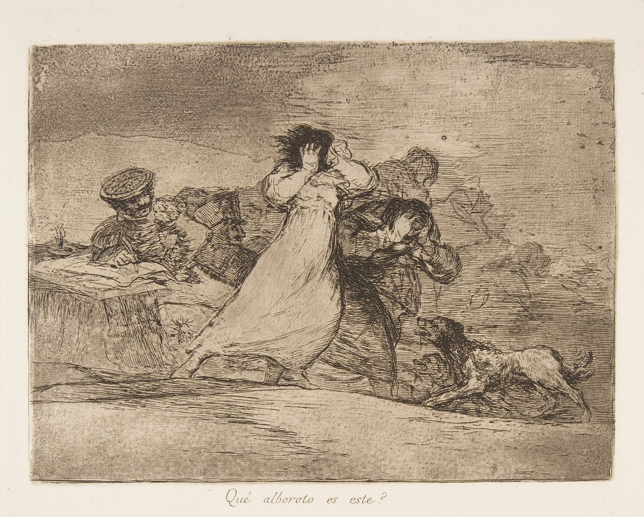 Deska 65 z The Disasters of War Los Desastres de la Guerra..., po letech 1814-15 vydaná v roce 1863. od Francisco de Goya