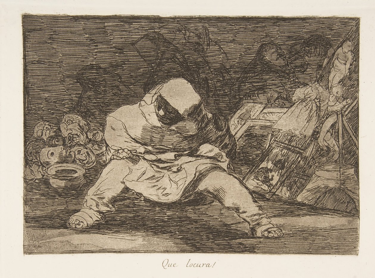 Deska 68 z The Disasters of War Los Desastres de la Guerra..., po letech 1814-15 vydaná v roce 1863. od Francisco de Goya