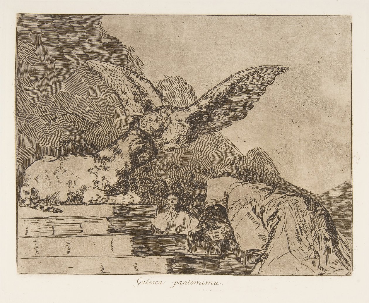 Deska 73 z The Disasters of War Los Desastres de la Guerra..., po letech 1814-15 vydaná v roce 1863. od Francisco de Goya
