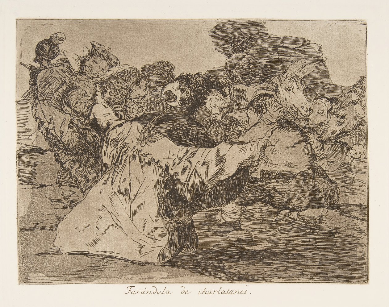 Deska 75 z The Disasters of War Los Desastres de la Guerra..., po letech 1814-15 vydaná v roce 1863. od Francisco de Goya