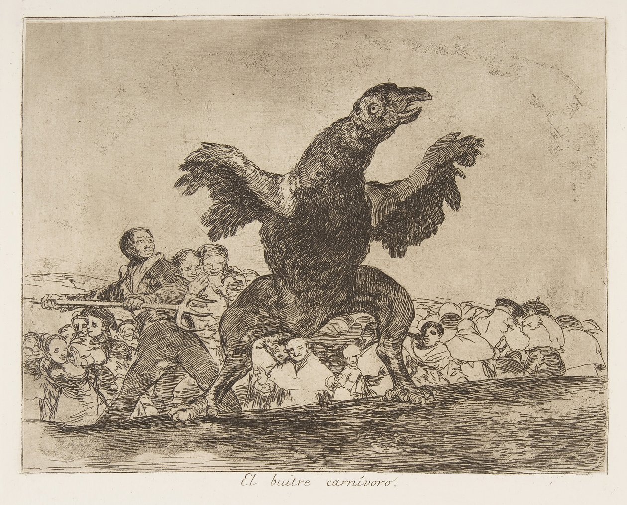Deska 76 z The Disasters of War Los Desastres de la Guerra..., po letech 1814-15 vydaná v roce 1863. od Francisco de Goya