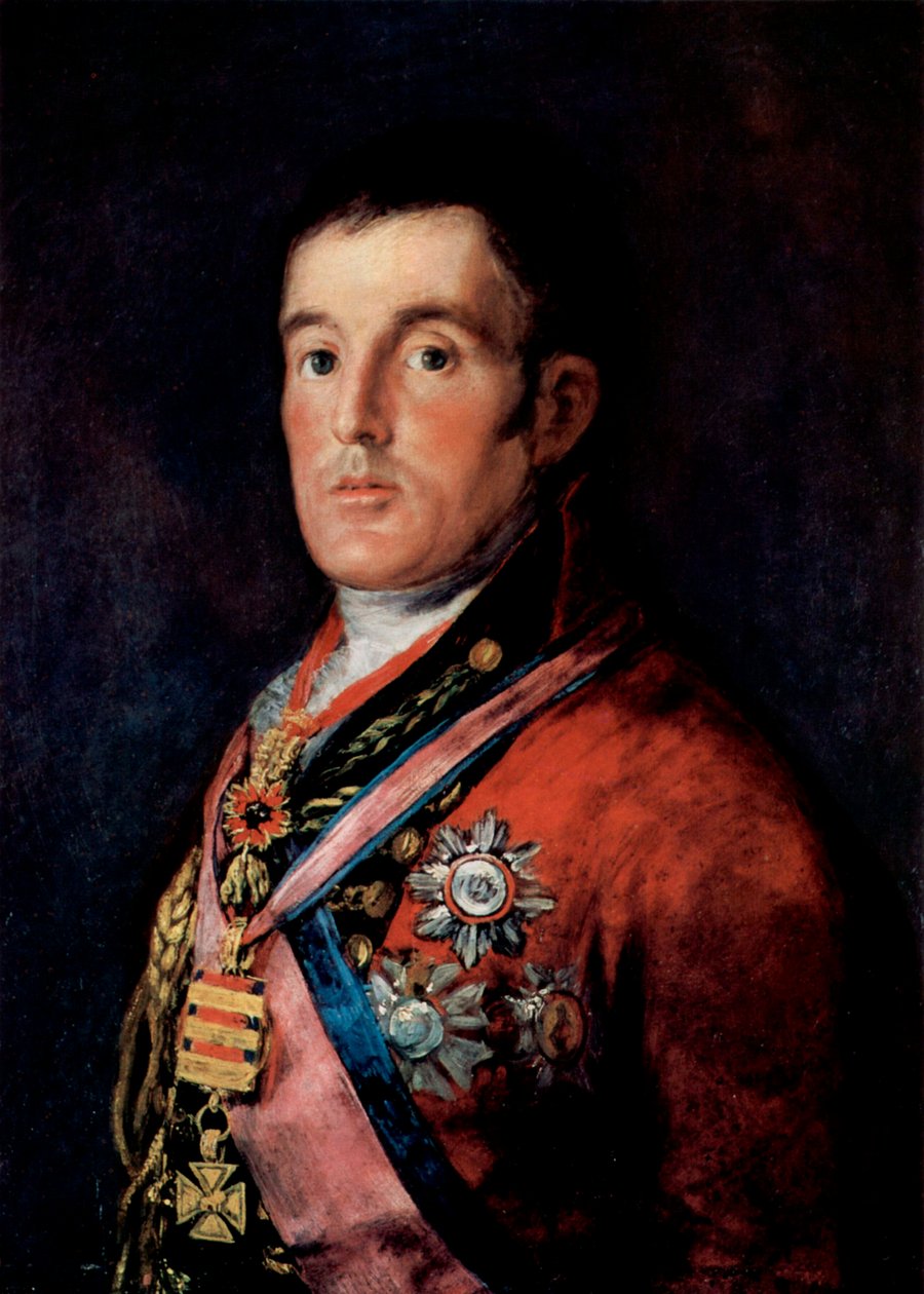 Portrét polního maršála Arthura Wellesleyho, 1. vévody z Wellingtonu, c1814. od Francisco de Goya