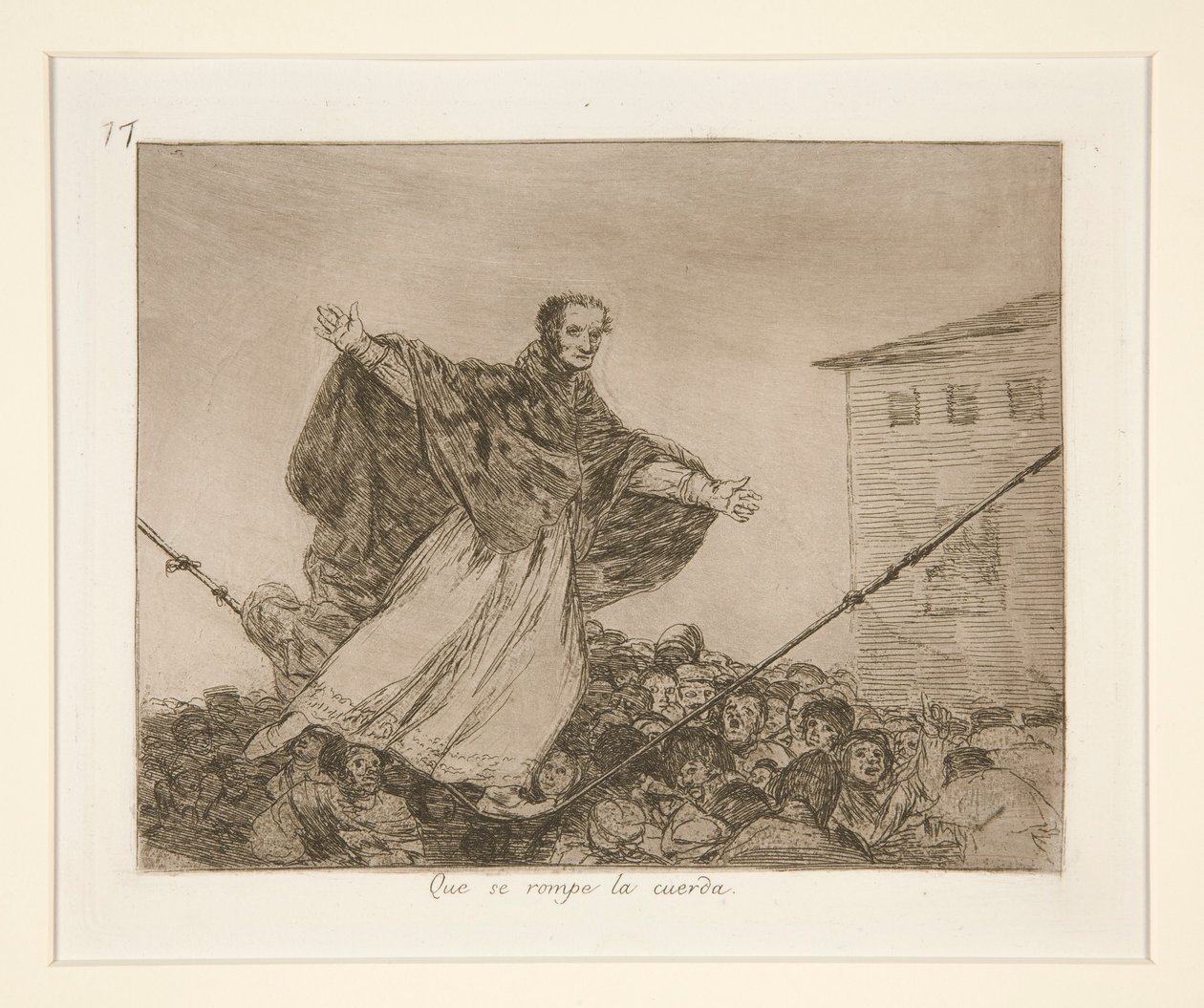 May the Cord Break, pl. 77 z The Disasters of War od Francisco de Goya