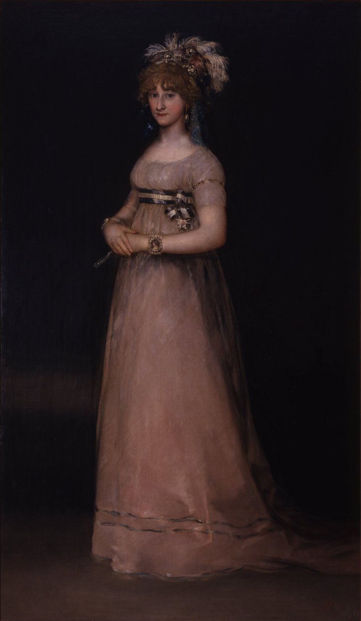 Portrét hraběnky z Chincòn od Francisco de Goya