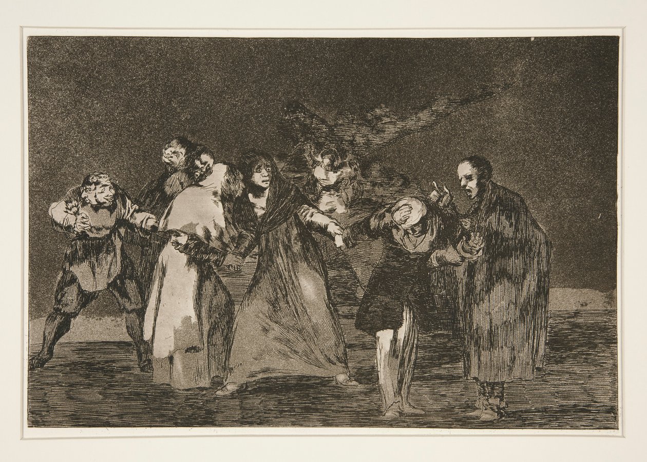 Léčí bodné rány, ale ne zlá slova (Rány se hojí rychleji než uspěchaná slova), pl. 16 ze série Přísloví od Francisco de Goya