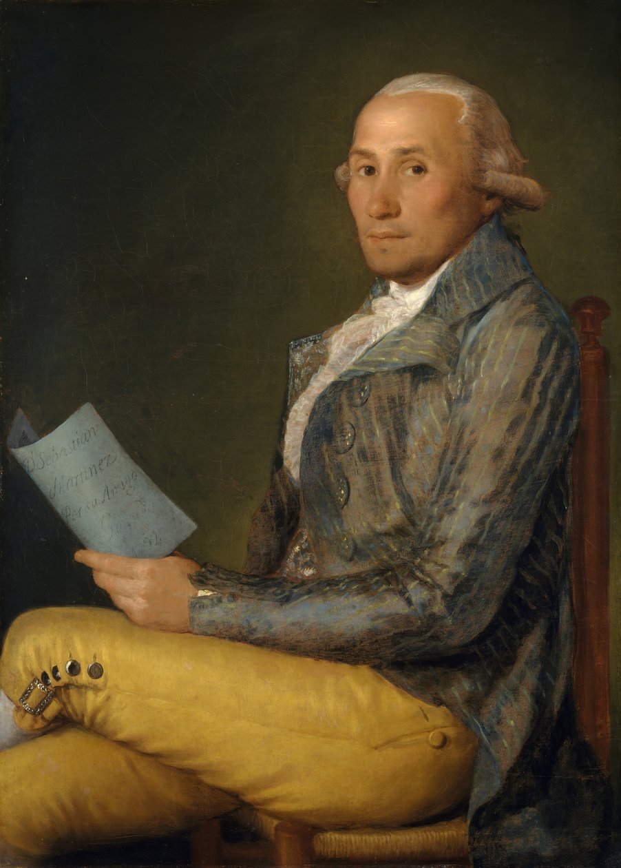 Sebastian Martinez a Perez 1747-1800, 1792. od Francisco de Goya