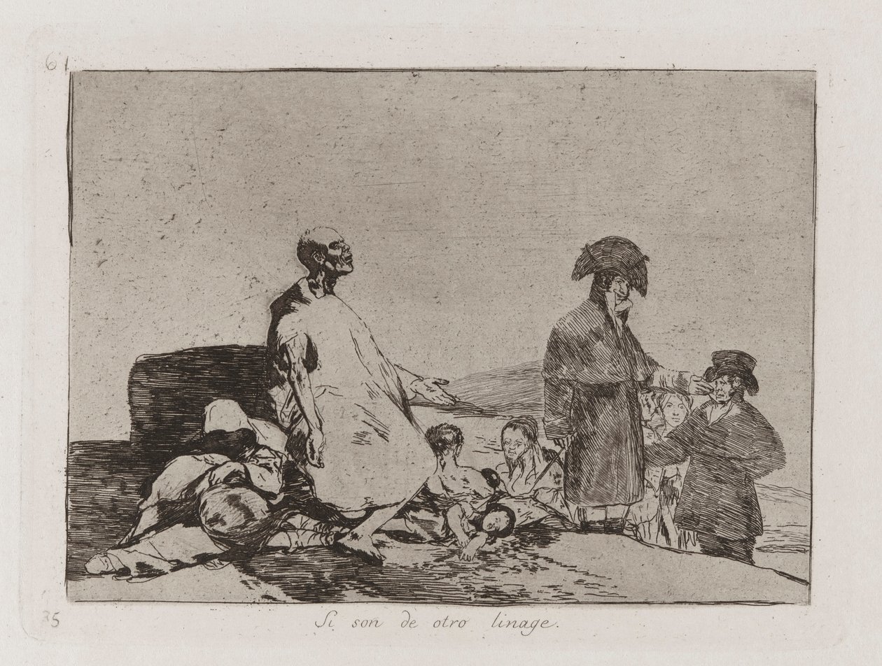 If They Are of Another Breed (Možná, že jsou jiného plemene), Deska 61 z The Disasters of War od Francisco de Goya