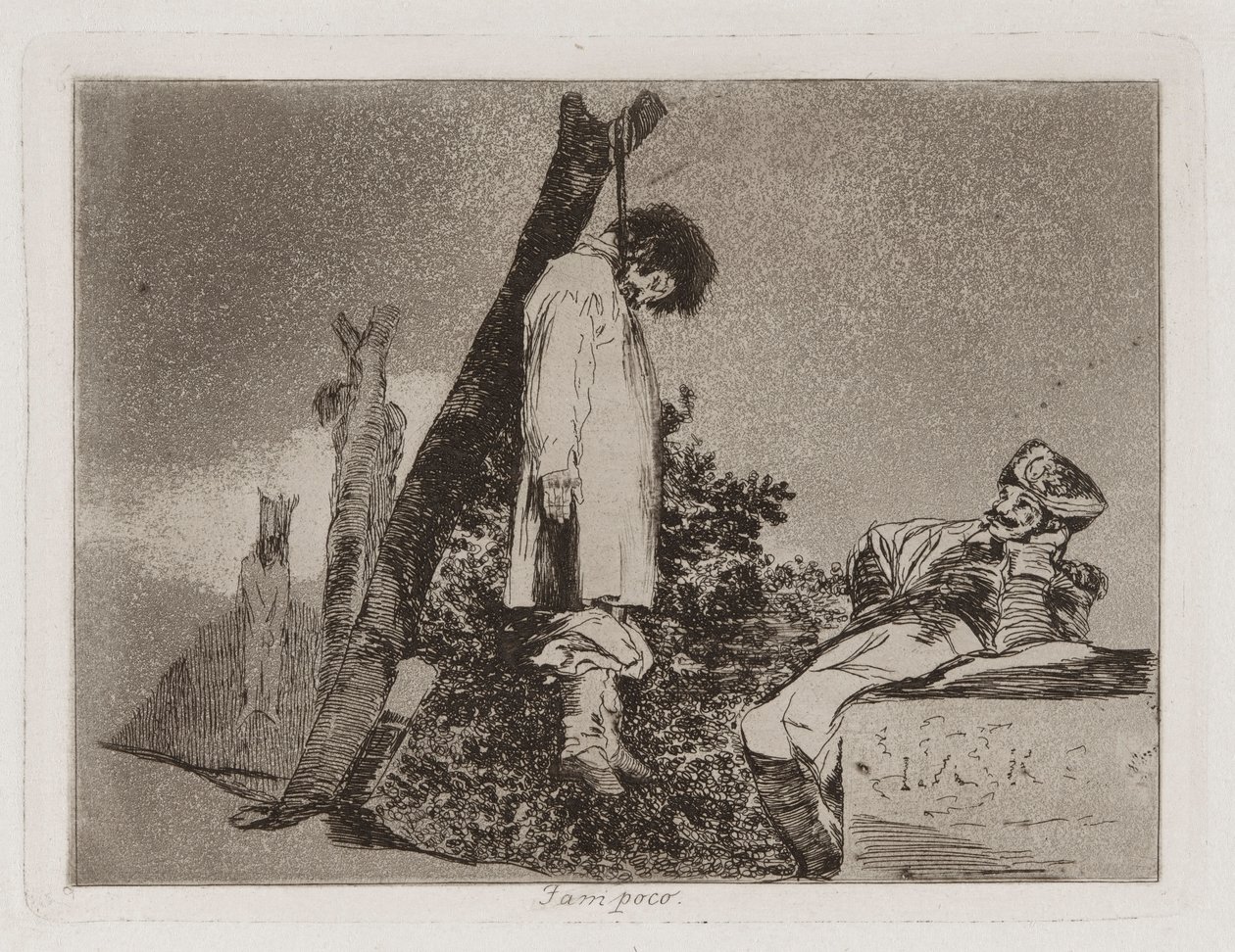 Ani (ani ne [v tomto případě]), Plate 36 z The Disasters of War od Francisco de Goya