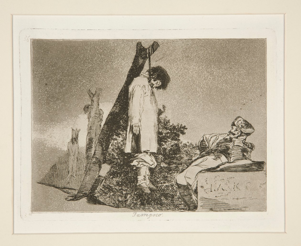 Ani (Ne [v tomto případě] ​​Buď), pl. 36 z The Disasters of War od Francisco de Goya