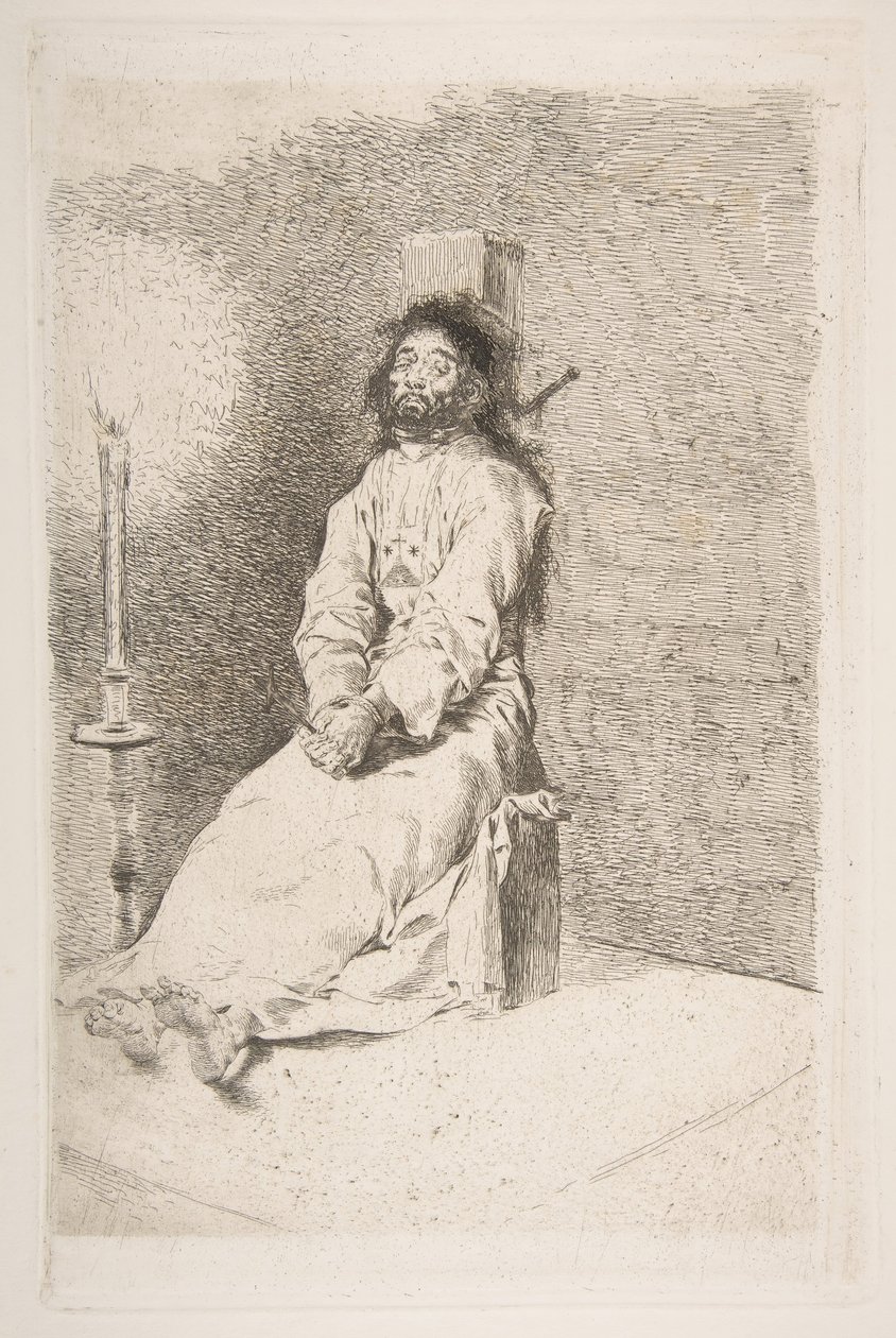 The garroted man The garroted man, 1778-80. od Francisco de Goya