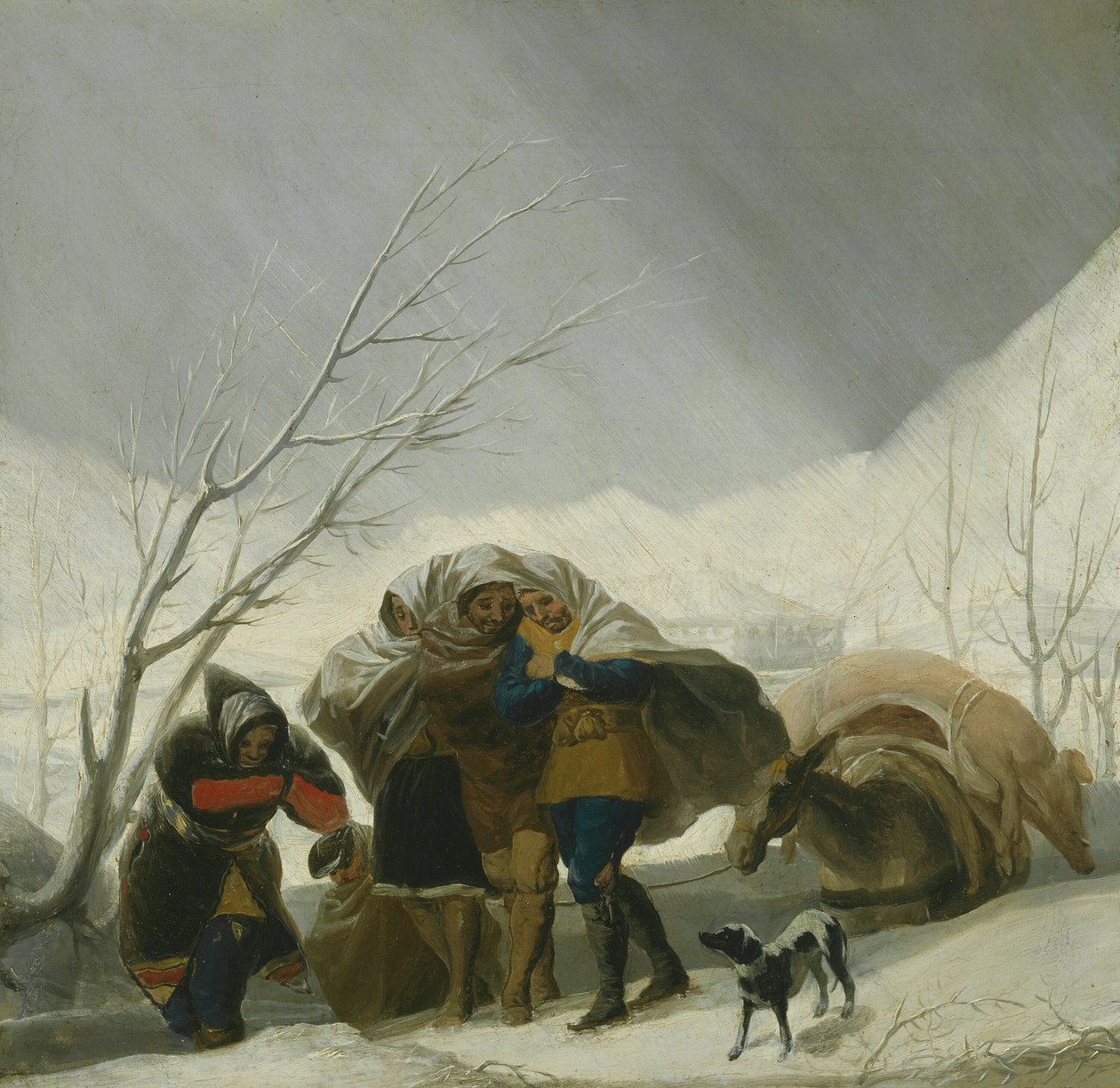 Zimní scéna, c. 1786. od Francisco de Goya