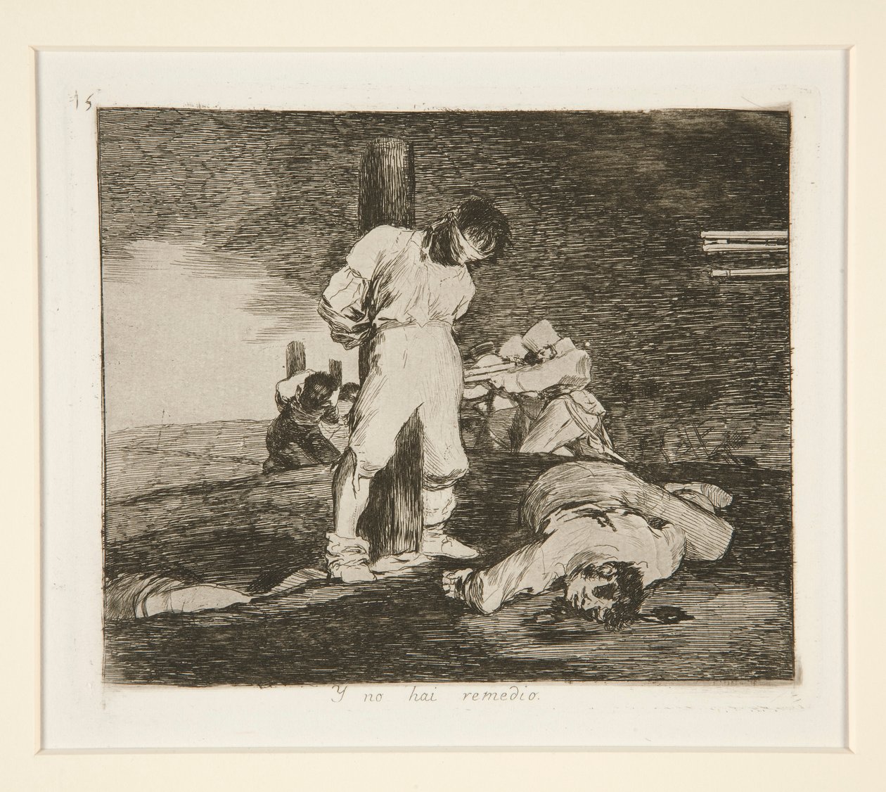 Y no hai [sic] remedio (A tam od Francisco de Goya