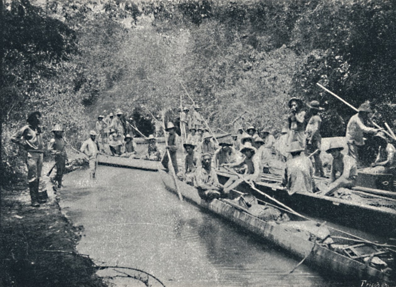 Průzkum Ro de Sto. Anastacio, 1895 od Francisco Henszler