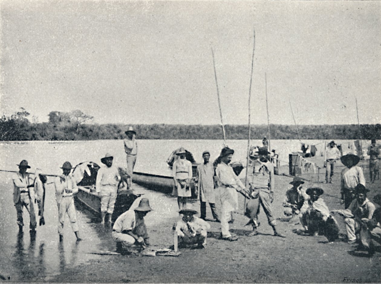 Rybaření v Rio Grande, 1895 od Francisco Henszler
