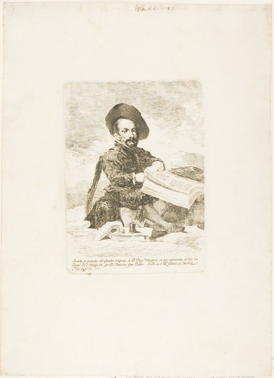 Trpaslík od Francisco Jose de Goya y Lucientes