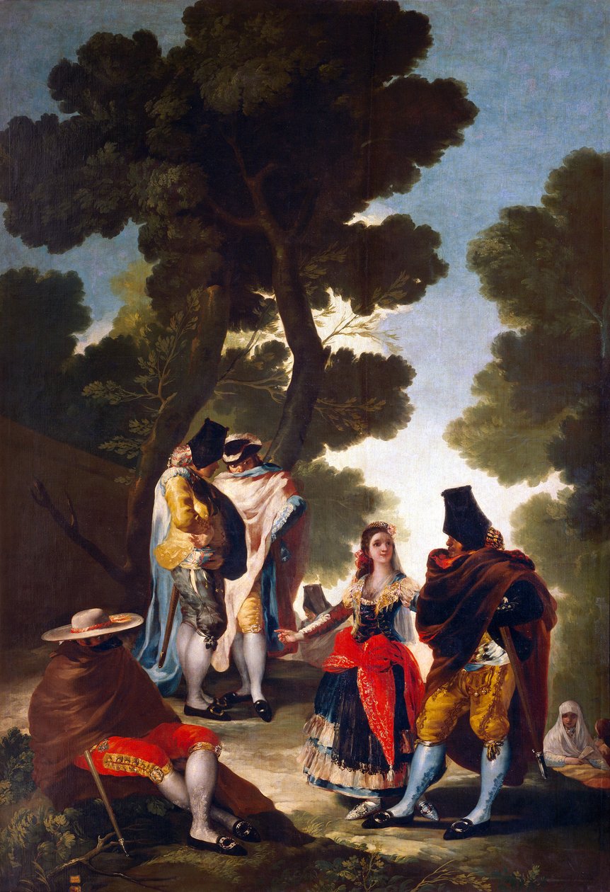 A Maja a Gallants od Francisco de Goya