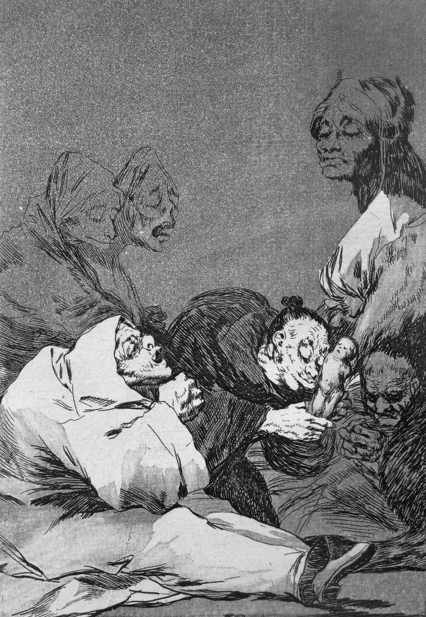 Dárek pro mistra, talíř 47 „Los caprichos“ od Francisco Jose de Goya y Lucientes