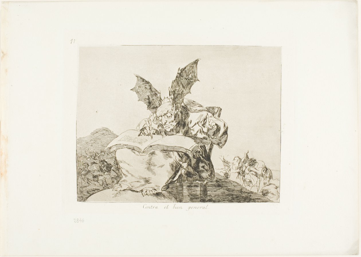 Proti společnému dobru, deska 71 z The Disasters of War od Francisco Jose de Goya y Lucientes