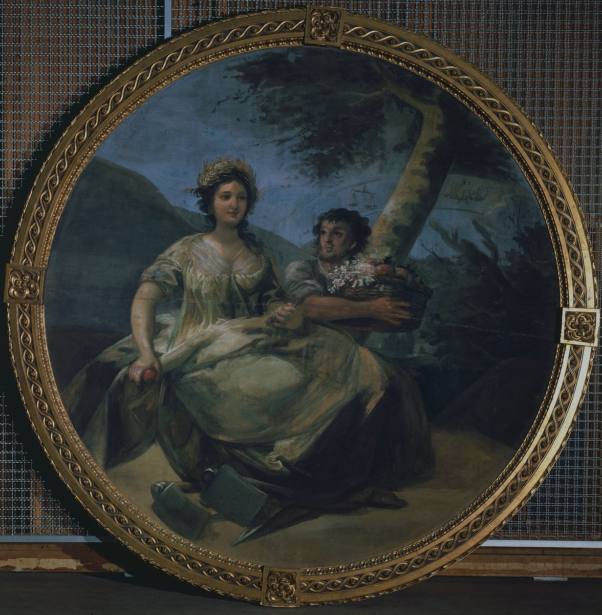 Alegorie zemědělství, kolem 1805 (tempera na plátně) od Francisco Jose de Goya y Lucientes