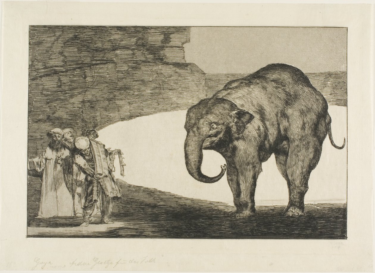 Animal Folly, od Nesourodých od Francisco Jose de Goya y Lucientes