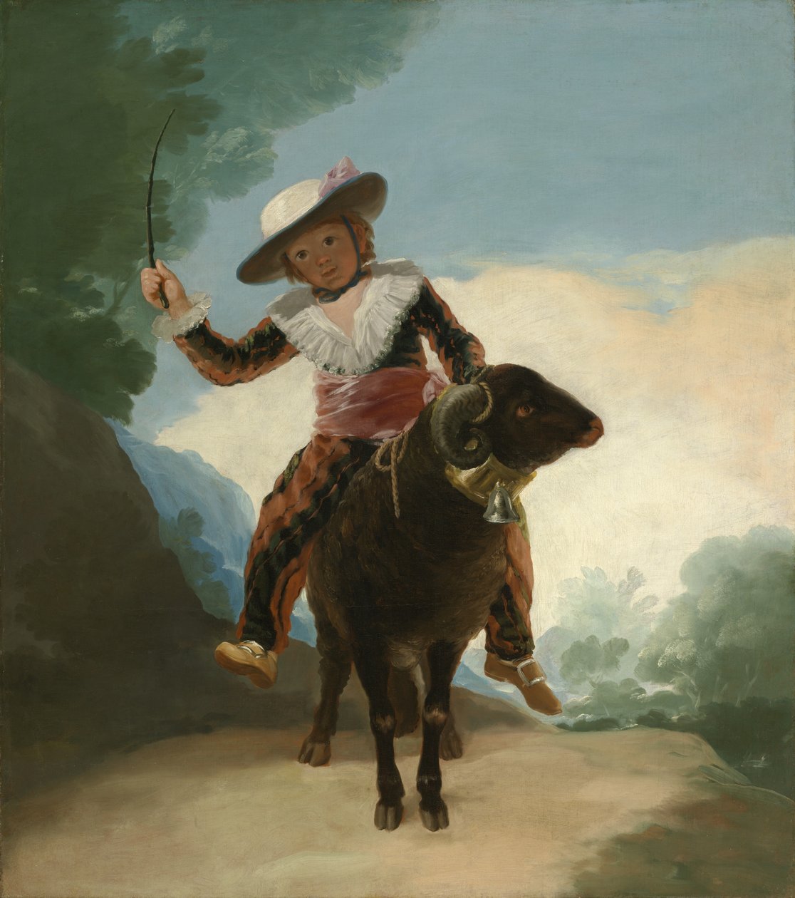 Chlapec na beraně, 1786-87 od Francisco de Goya