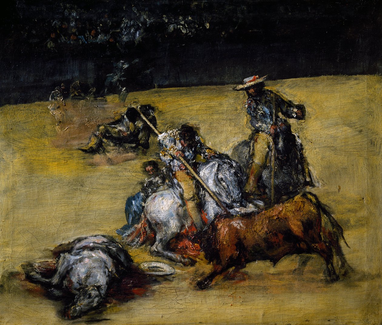 Býčí zápasy, kolem roku 1825 (olej na plátně) od Francisco Jose de Goya y Lucientes