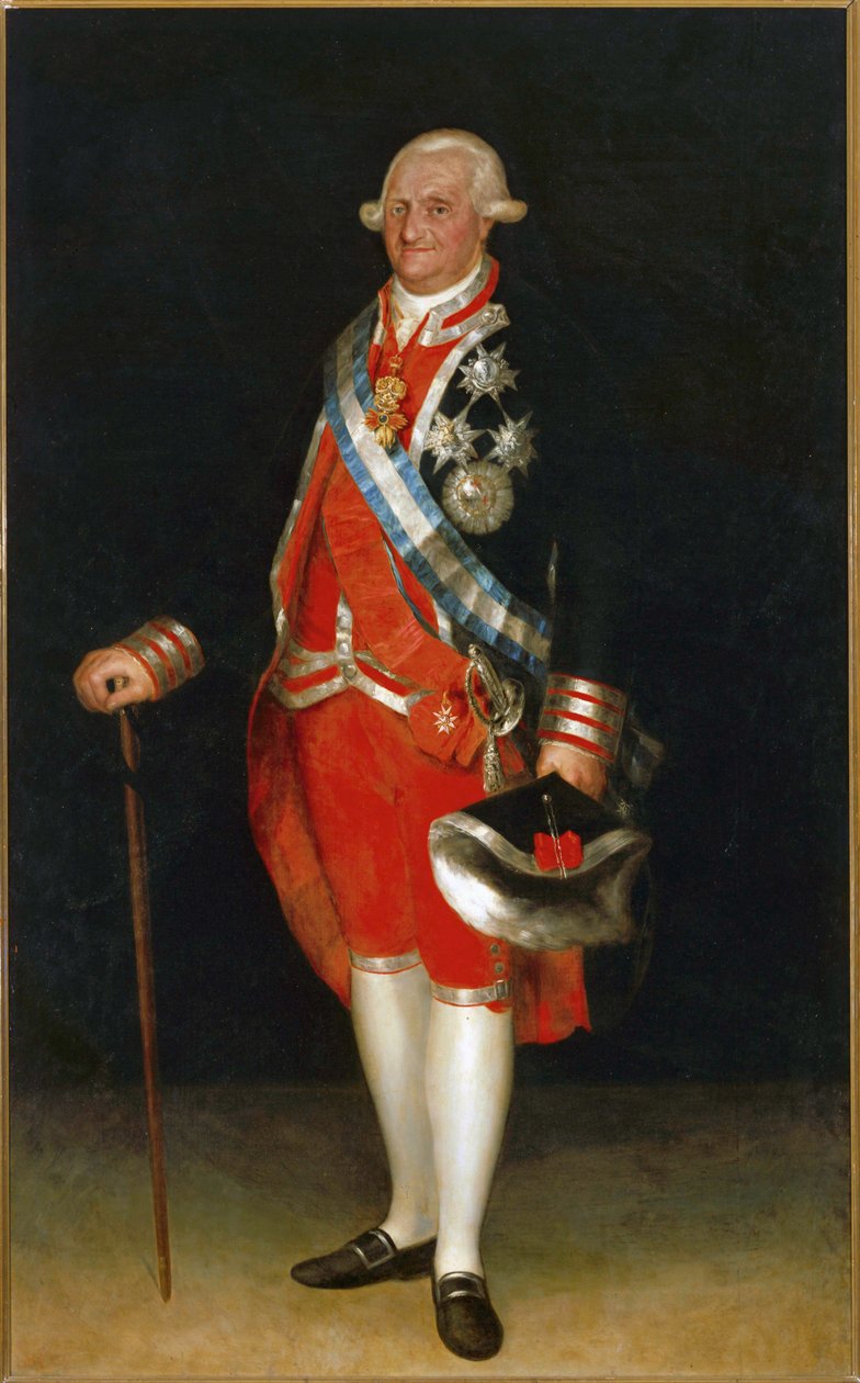 Karel IV., španělský král ... (malba na plátně) od Francisco Jose de Goya y Lucientes