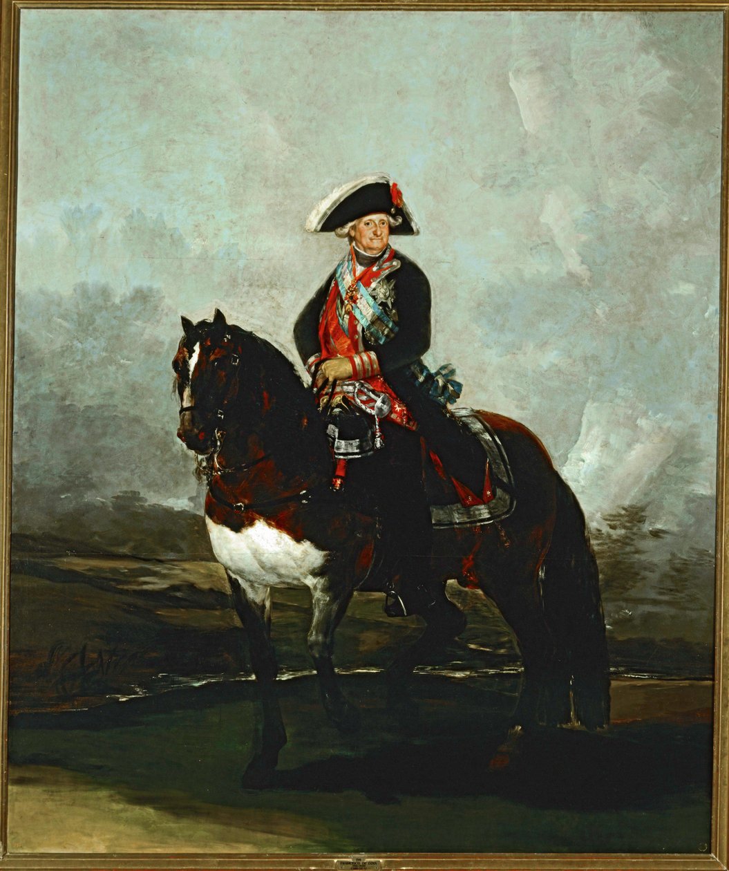 Karel IV. na koni ... (malba na plátně) od Francisco Jose de Goya y Lucientes