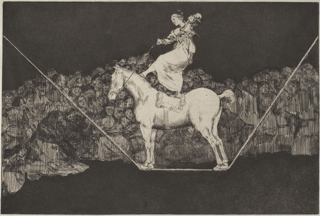 Disparate Puntual (Pošetilá přesnost) od Francisco Jose de Goya y Lucientes