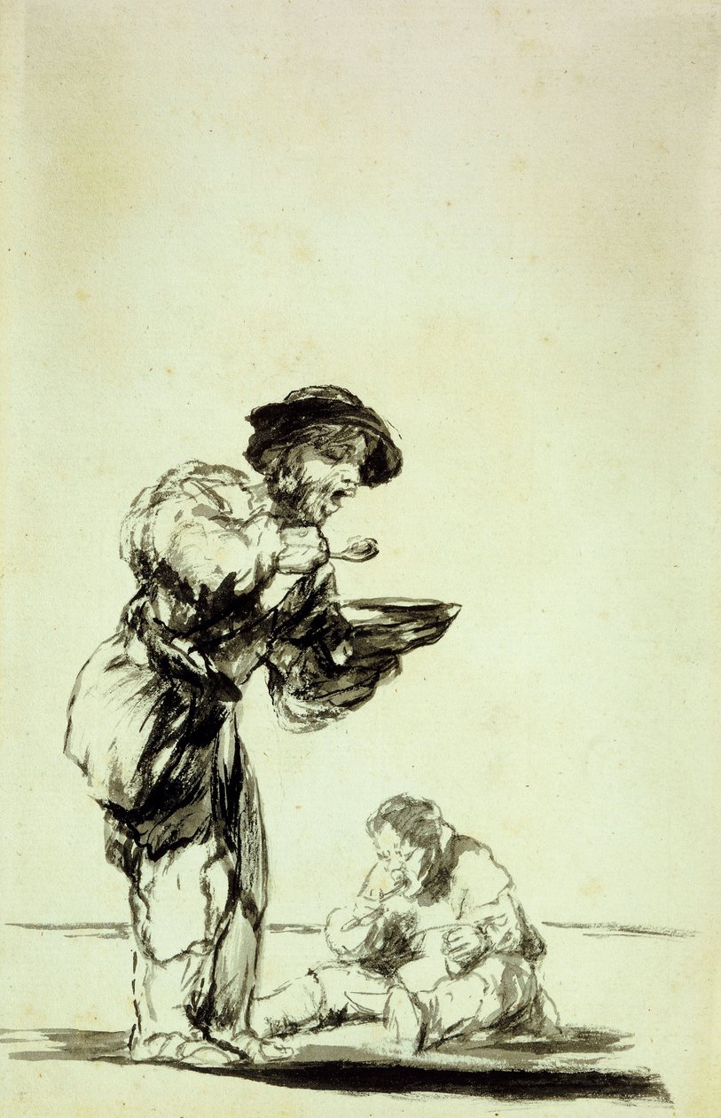 Skončí takhle ti, kteří utečou z práce?, od Francisco de Goya