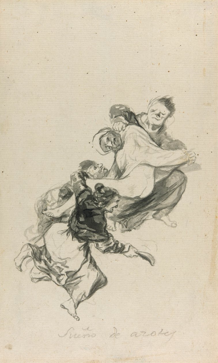 Sen o bičování od Francisco Jose de Goya y Lucientes
