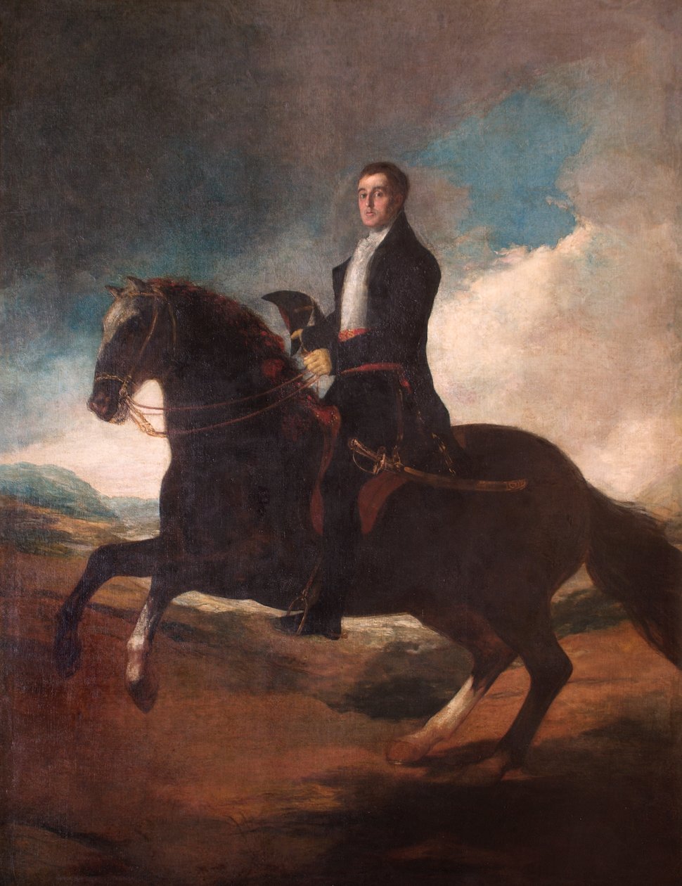 Jezdecký portrét vévody z Wellingtonu od Francisco Jose de Goya y Lucientes
