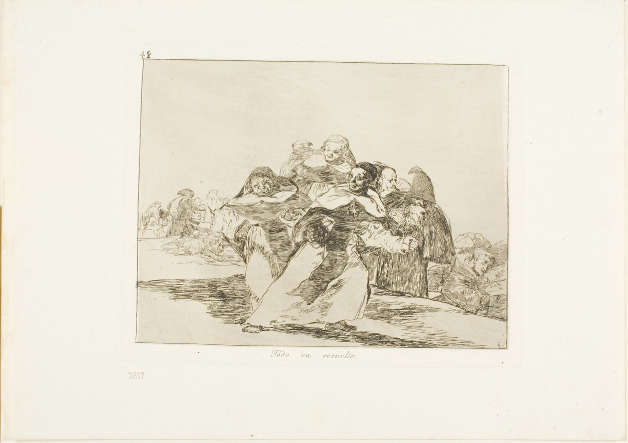 Všechno je točené, deska 42 z The Disasters of War od Francisco Jose de Goya y Lucientes